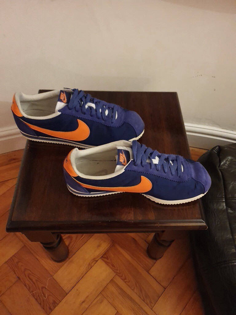 nike cortez blue tick